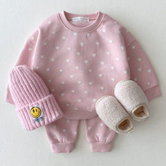 Heart Baby Clothing Set