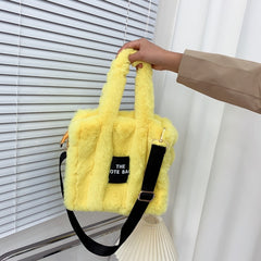 Faux Fur Tote Bag