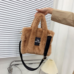 Faux Fur Tote Bag