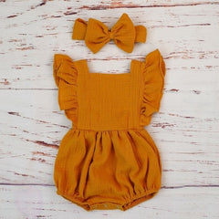 Organic Cotton Summer Baby Girl Outfit