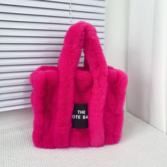 Faux Fur Tote Bag