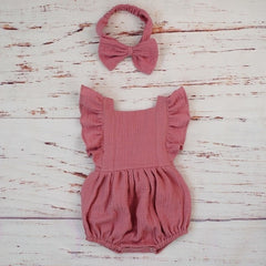 Organic Cotton Summer Baby Girl Outfit