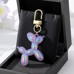 Balloon Animal Colorful Keychain