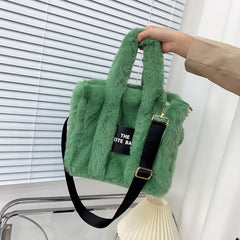 Faux Fur Tote Bag