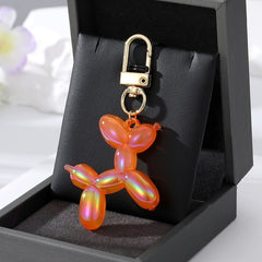 Balloon Animal Colorful Keychain