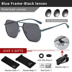 Aluminum Photochromic Sunglasses