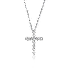 Women's Moissanite Cross Pendant