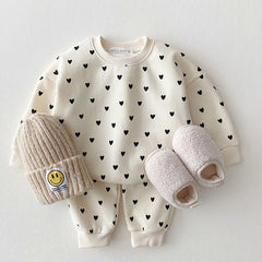 Heart Baby Clothing Set