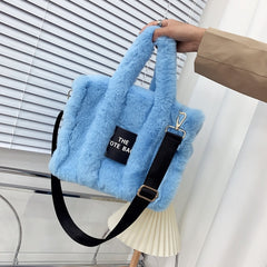 Faux Fur Tote Bag