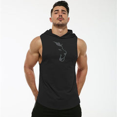 Hooded Sleeveless Men's Tank