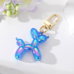 Balloon Animal Colorful Keychain