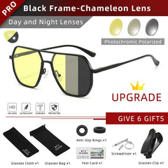 Aluminum Photochromic Sunglasses