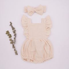 Organic Cotton Summer Baby Girl Outfit