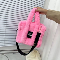 Faux Fur Tote Bag