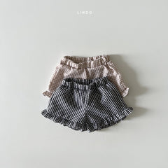 Ruffled Baby Girl Plaid Clothes Set