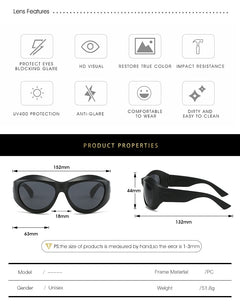 Y2K Hip Hop Sunglasses