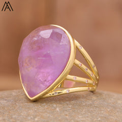 Teardrop Stone Ring