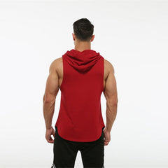 Hooded Sleeveless Men's Tank