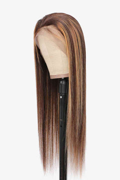 18" 160g  Highlight Ombre #P4/27 13x4 Lace Front Wigs Human Virgin Hair 150% Density