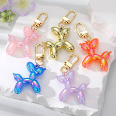 Balloon Animal Colorful Keychain