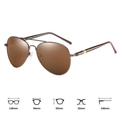 Luxury Polarized Aviator Sunglasses