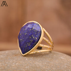 Teardrop Stone Ring