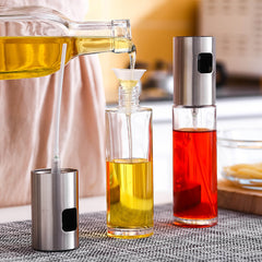 Stainless Steel Glass Oil Sprayer