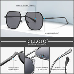 Aluminum Photochromic Sunglasses