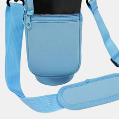 40 Oz Insulated Tumbler Cup Sleeve With Adjustable Shoulder Strap