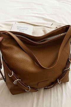 Large PU Leather Crossbody Bag