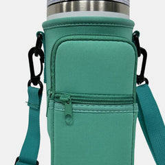 40 Oz Insulated Tumbler Cup Sleeve With Adjustable Shoulder Strap