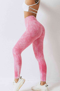 High Waist Tie-Dye Long Sports Pants