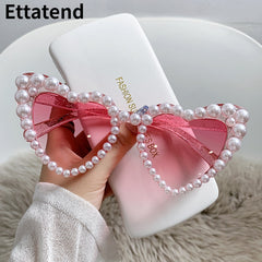 Cat Eye Heart Fashion Sunglasses