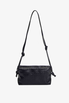 PU Leather Knot Detail Shoulder Bag