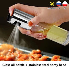 Stainless Steel Glass Oil Sprayer